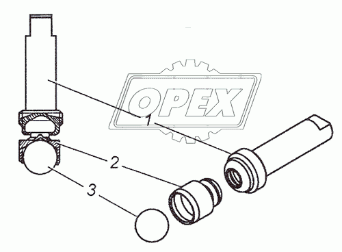 5320-1305030 Пробка с шариком и держателем